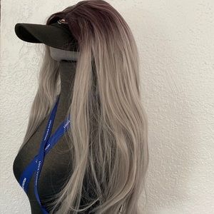 Grey ombré wig